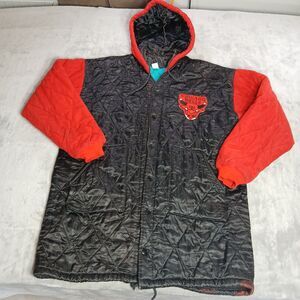 XL VINTAGE 90s CHICAGO BULLS Jacket Made in USA Dynasty-Core Tactical-Archive XL